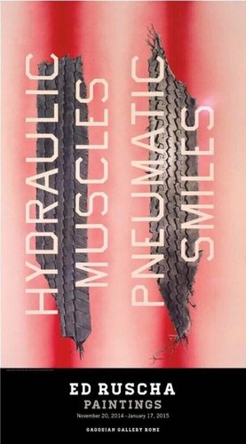 Original Exhibition Poster - Hydraulic Muscles, Pneumatic Smiles by Ed Ruscha, Print for Sale on Singulart