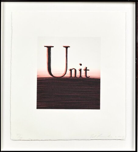 Unit de Ed Ruscha, Impresión a la venta en Singulart