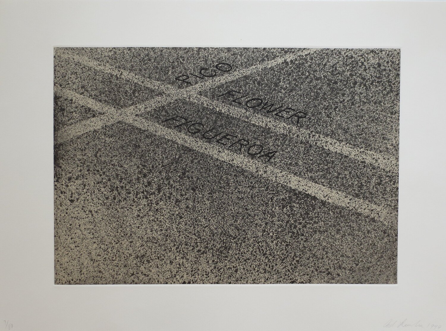 Pico, Flower, Figueroa Ed Ruscha Stampa in vendita