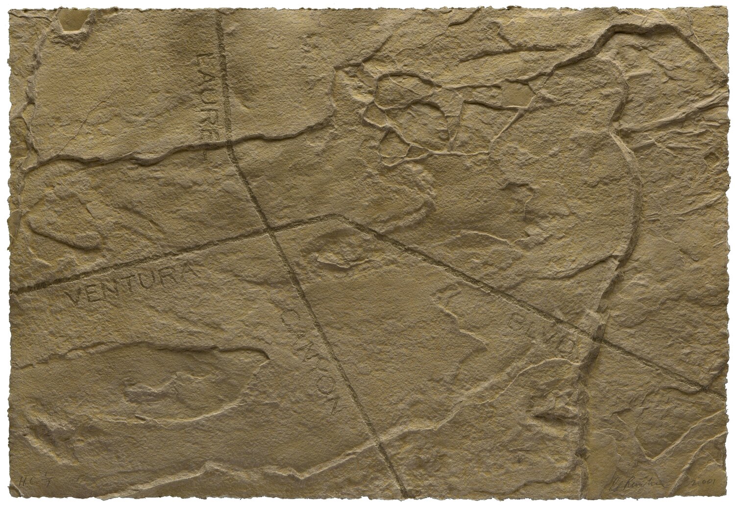 PETRO PLOTS / Laurel Canyon/ Ventura Boulevard Ed Ruscha Druck zu verkaufen