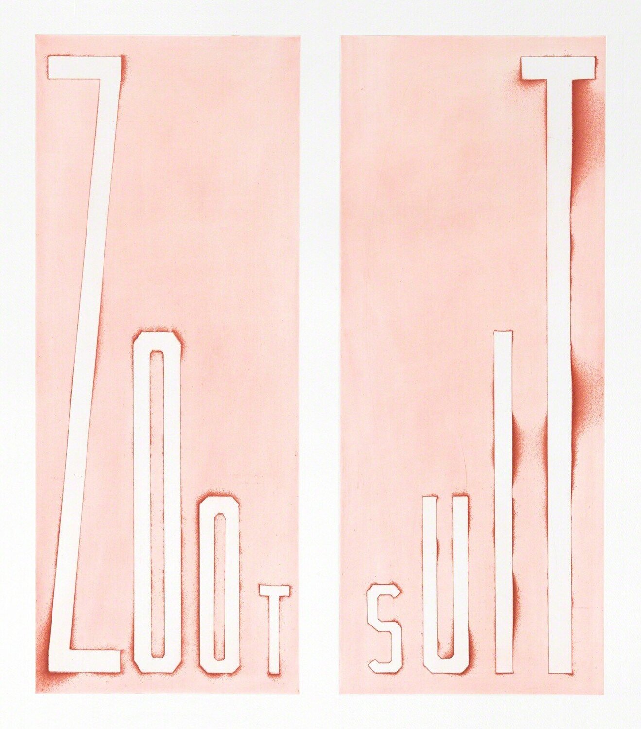 Zoot Suit Ed Ruscha Stampa in vendita