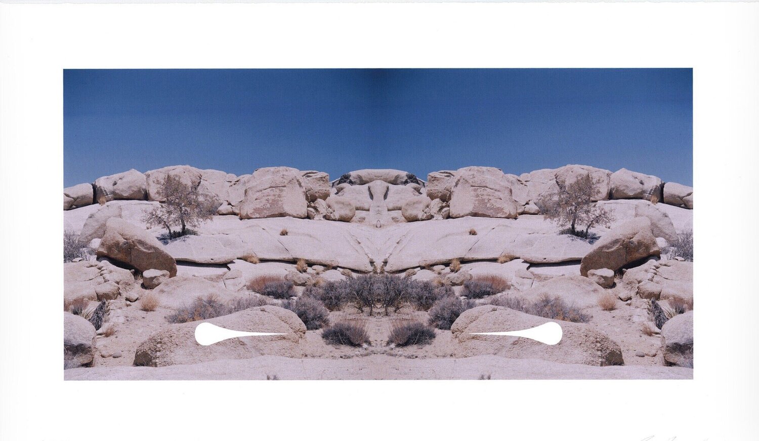 Bow-Tie Teardrop (Bow-Tie Landscapes) Ed Ruscha Fotografia in vendita