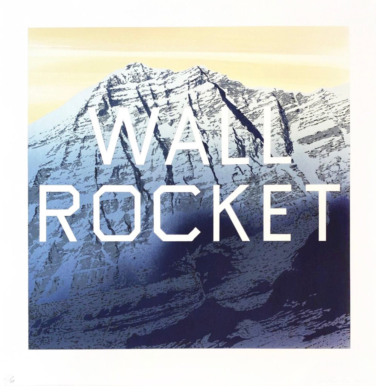 Wall Rocket Ed Ruscha Afdruk te koop