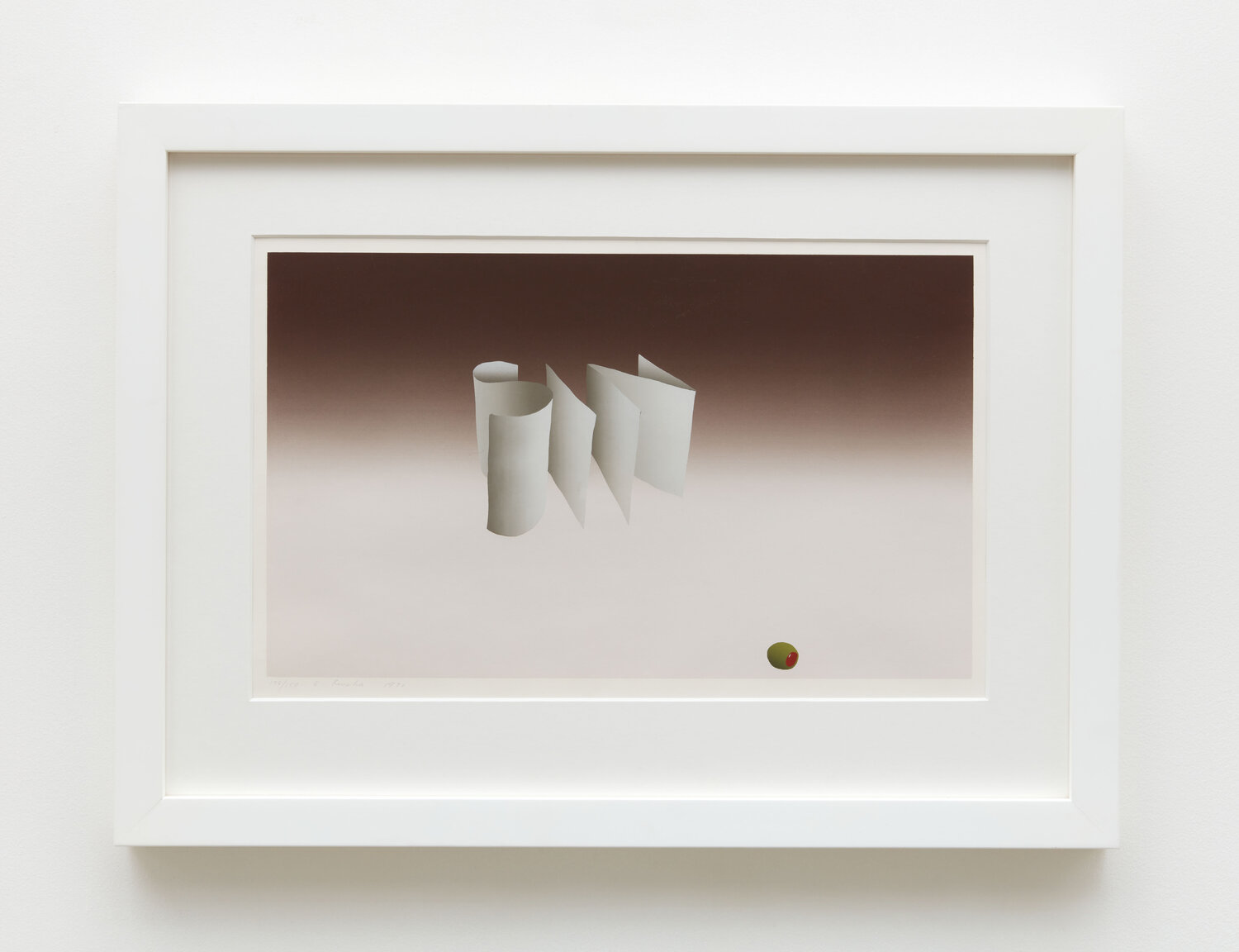 Sin with Olive Ed Ruscha Stampa in vendita