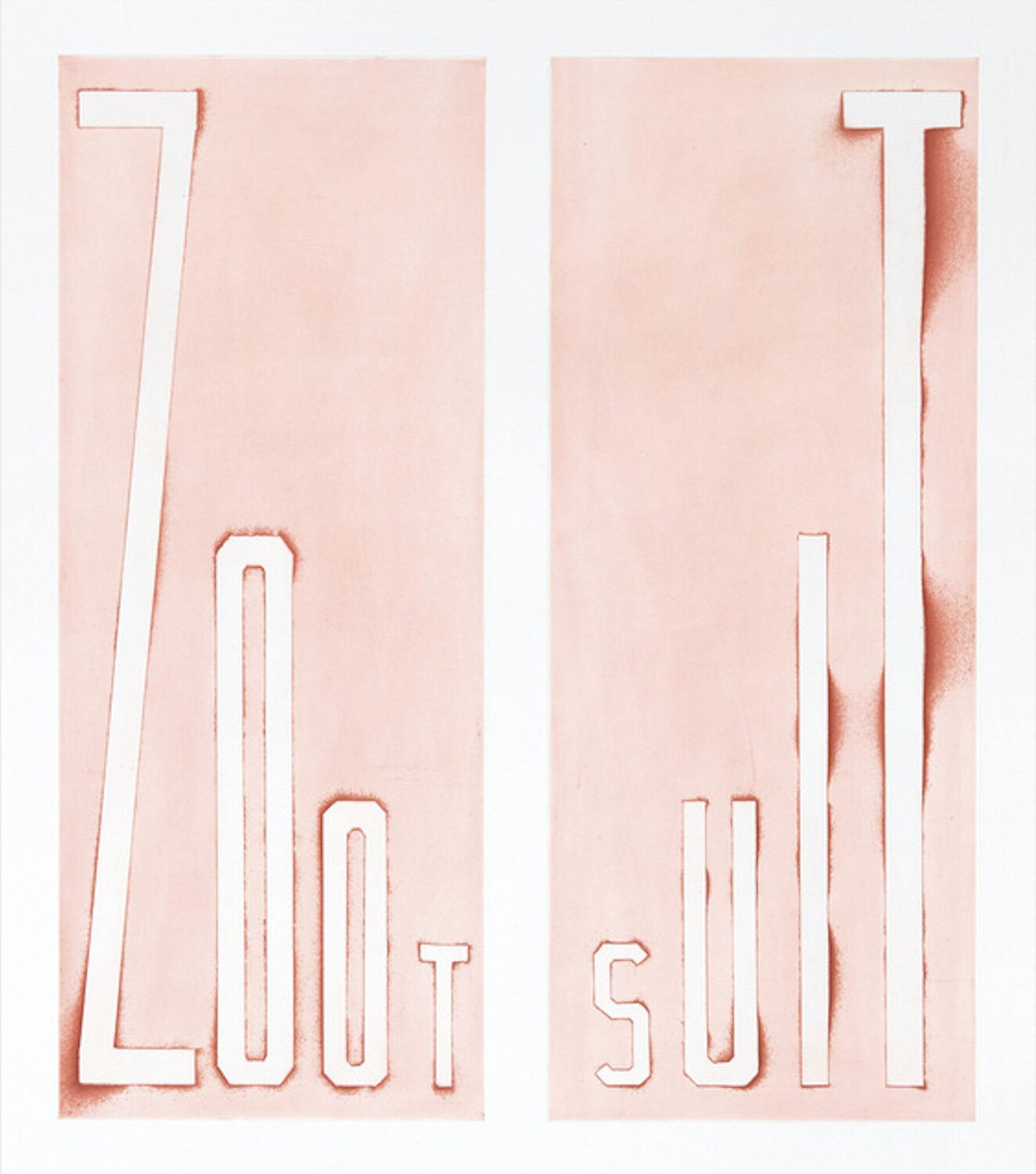 Zoot Suit Ed Ruscha Stampa in vendita