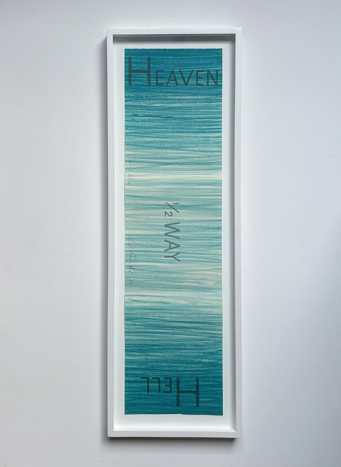Hell 1/2 Way Heaven Ed Ruscha Stampa in vendita
