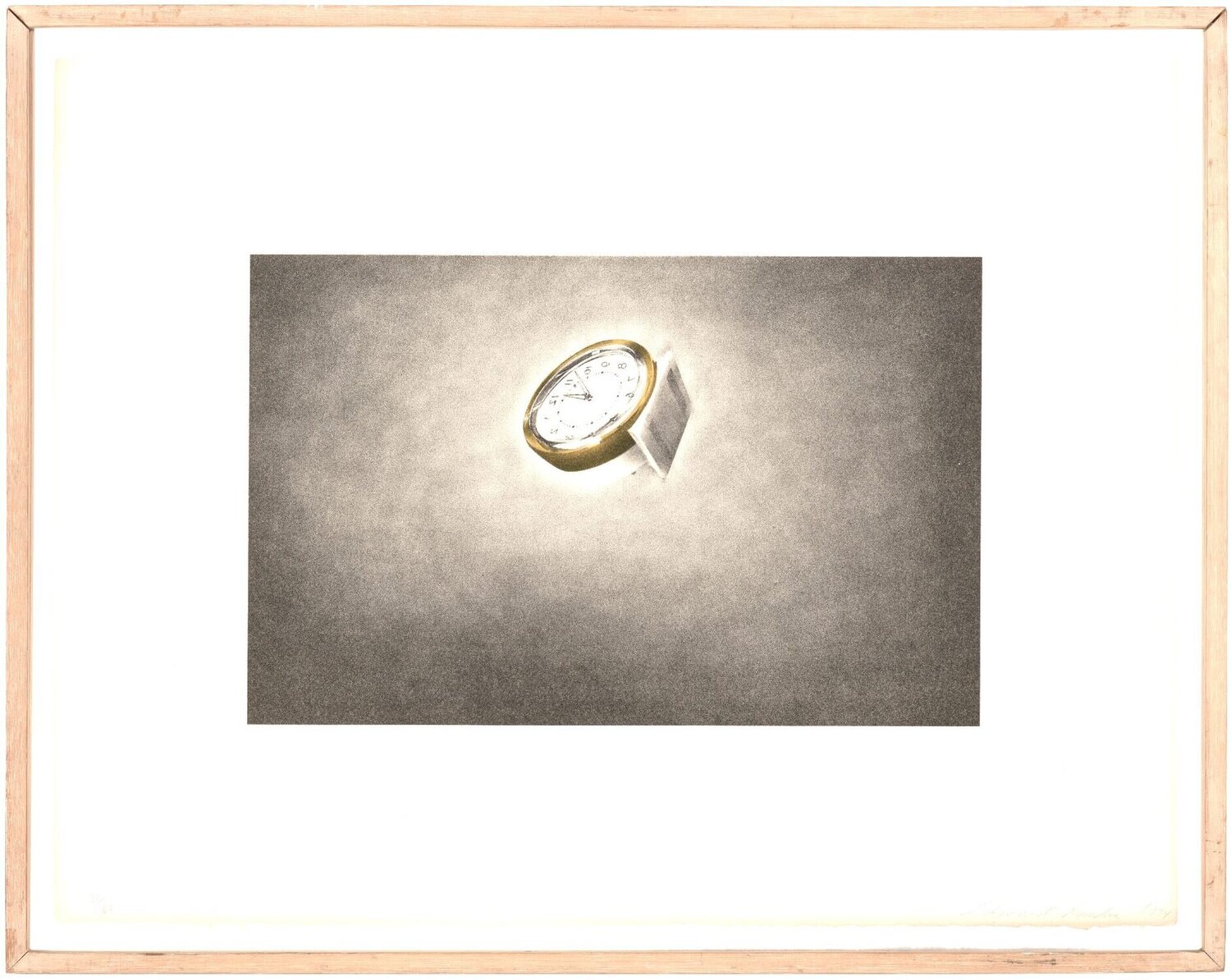 Clock (from Domestic Tranquility series) Ed Ruscha Stampa in vendita