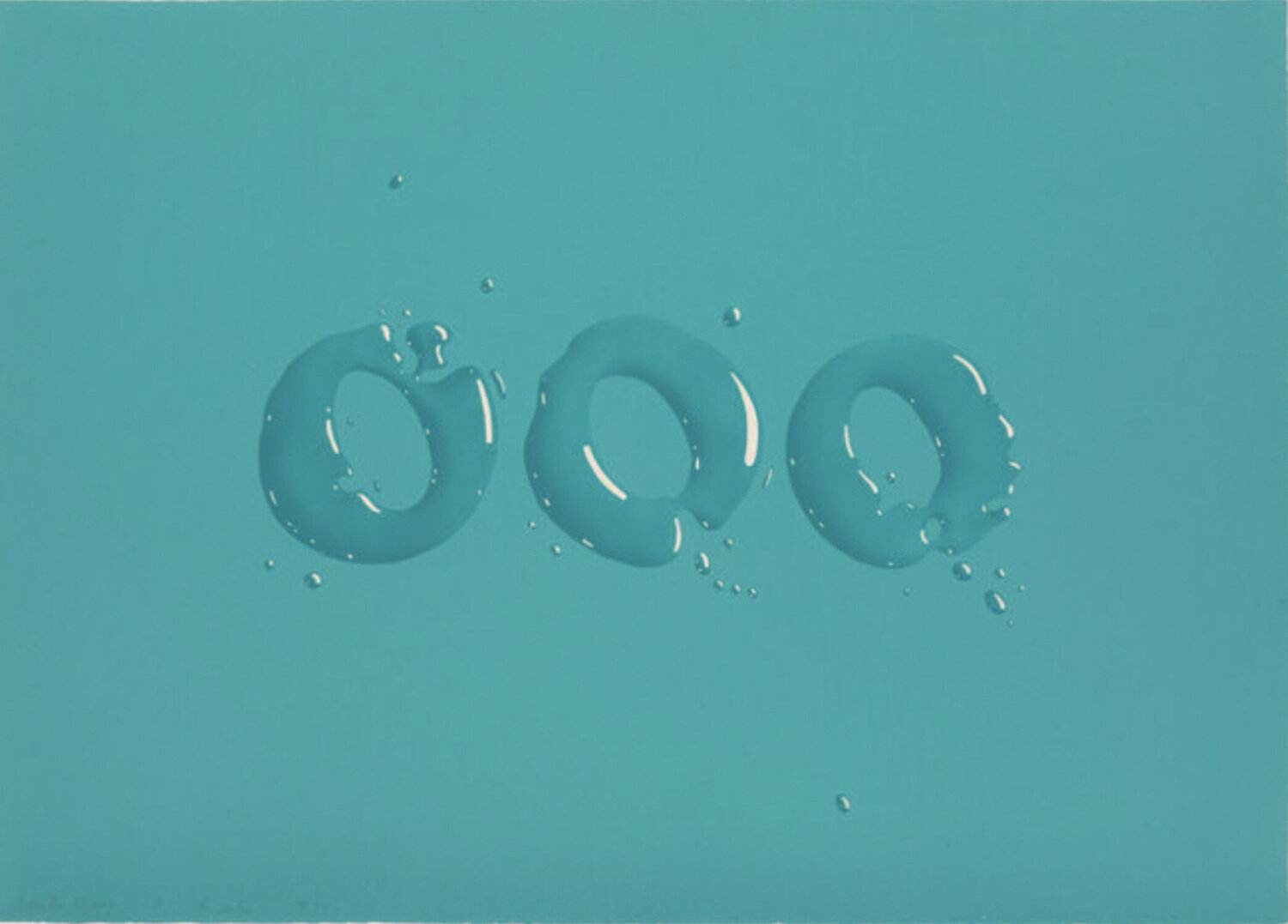 OOO Ed Ruscha Stampa in vendita