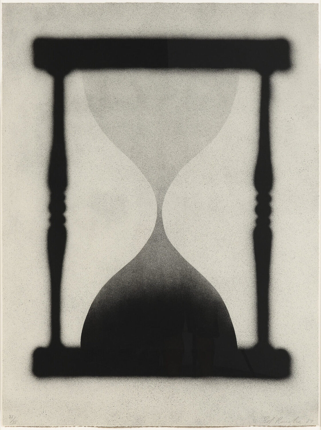 Time is Up Ed Ruscha Afdruk te koop
