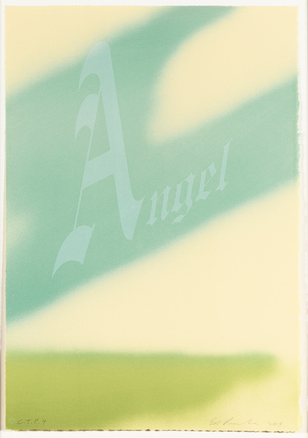 Angel Ed Ruscha Stampa in vendita