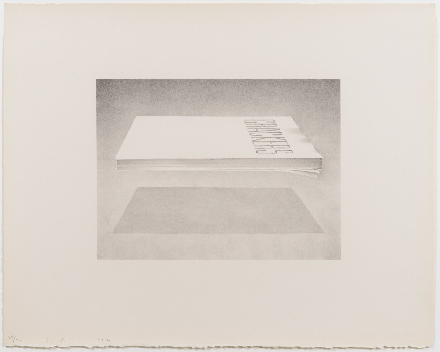 Crackers, from the Book Cover series Ed Ruscha Druck zu verkaufen