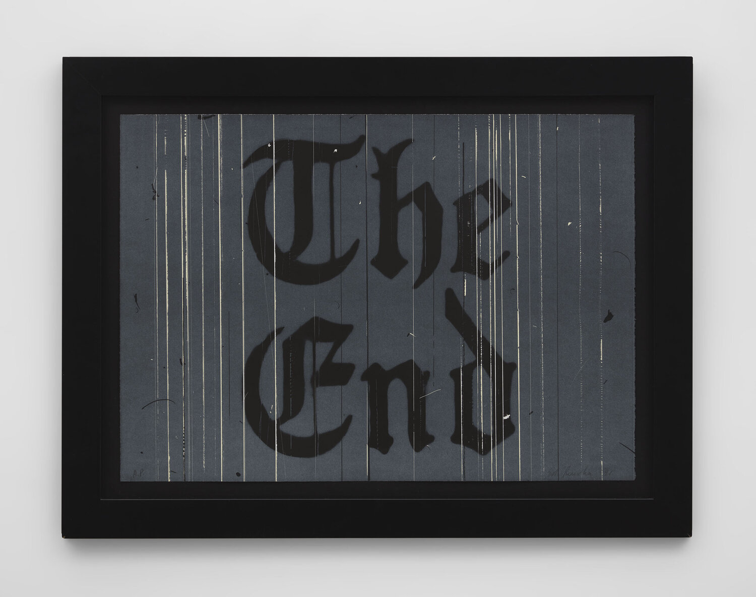 The End Ed Ruscha Stampa in vendita