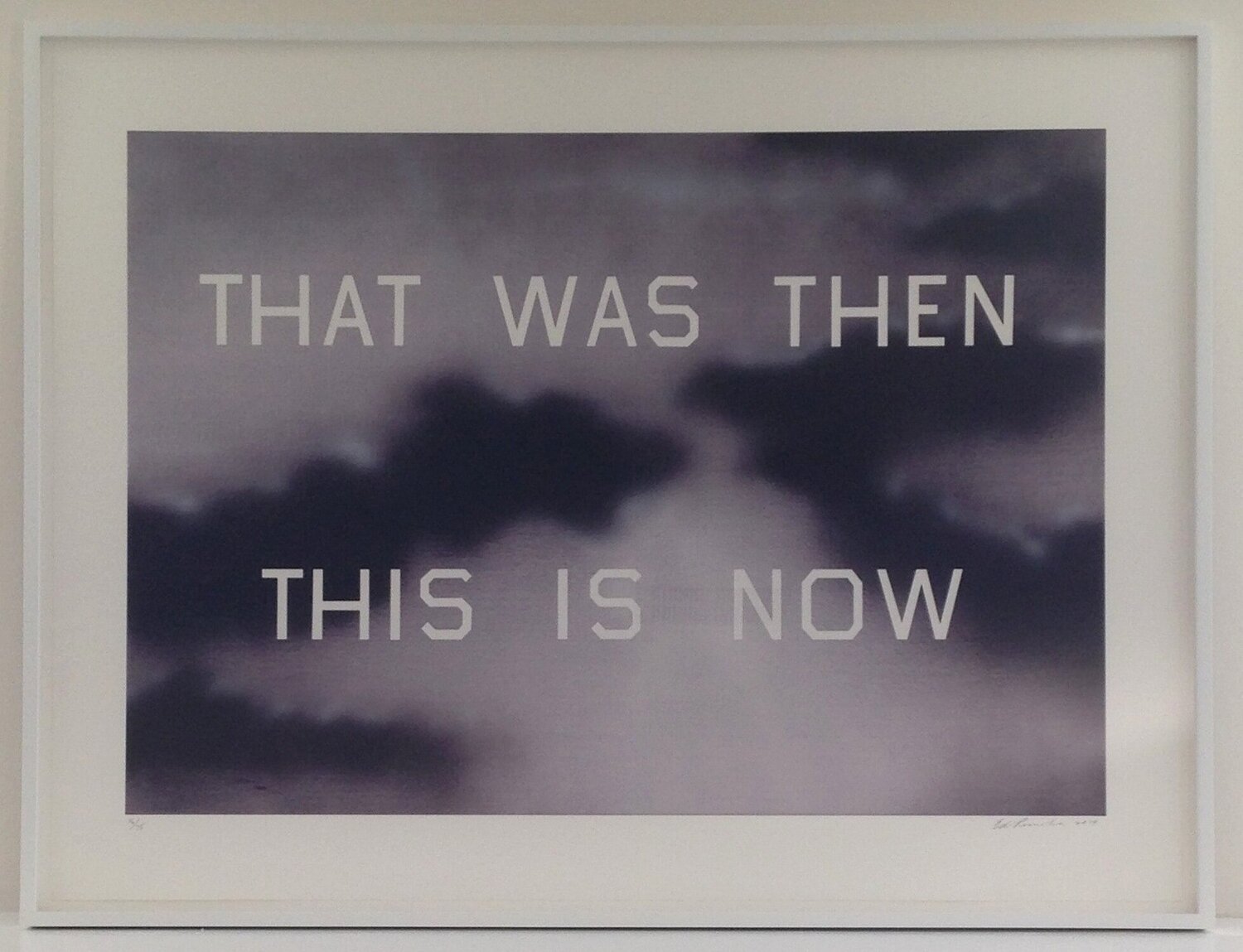 That Was Then This Is Now Ed Ruscha Stampa in vendita