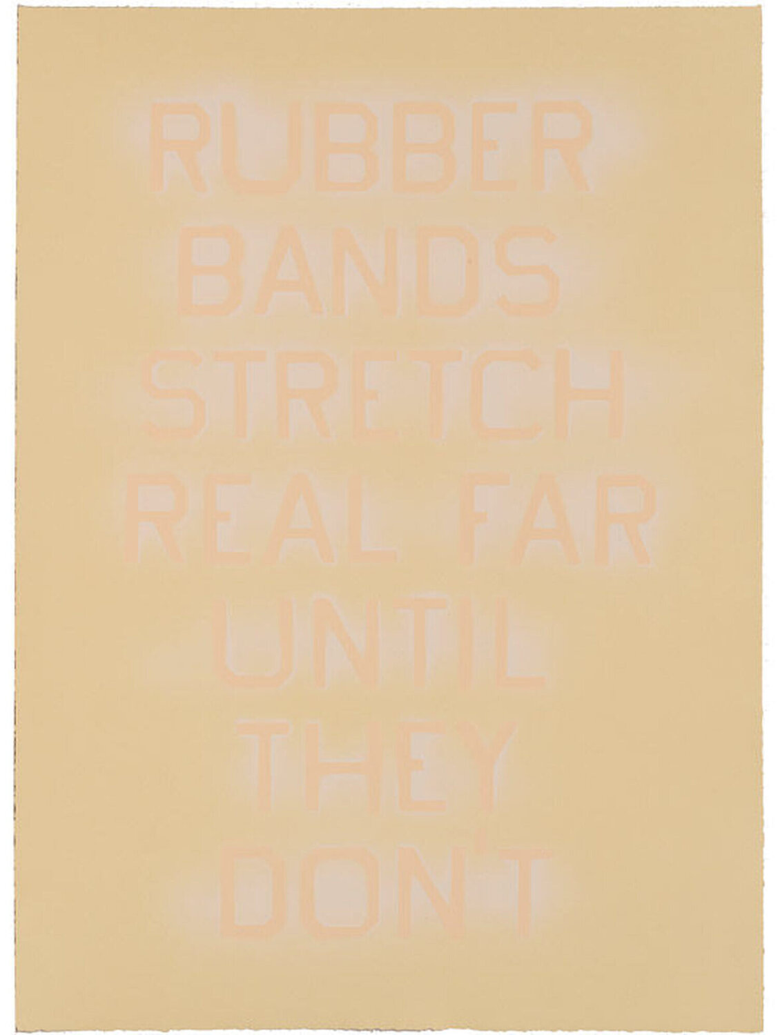 Rubber Bands (State IV) Ed Ruscha Afdruk te koop