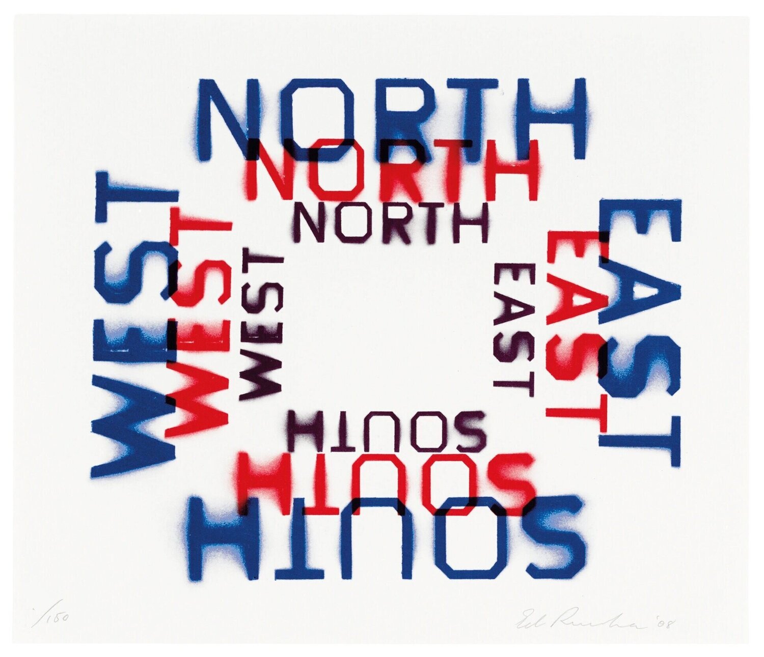 All Points, from Artists for Obama Ed Ruscha Stampa in vendita