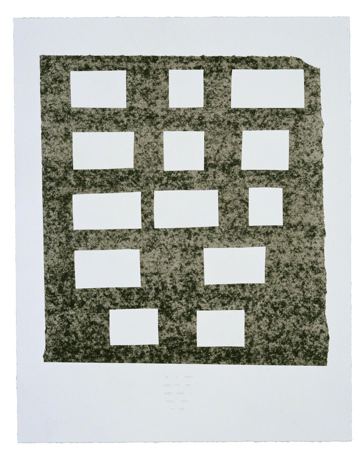 If I Was You... Ed Ruscha Afdruk te koop