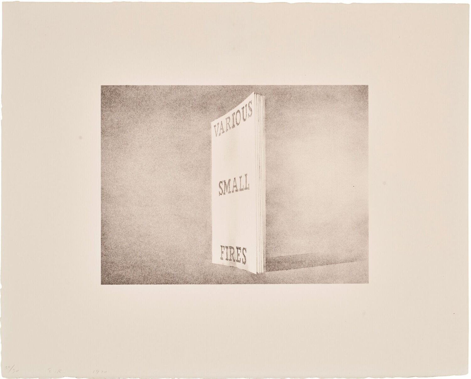 Various Small Fires, from Book Covers Ed Ruscha Afdruk te koop