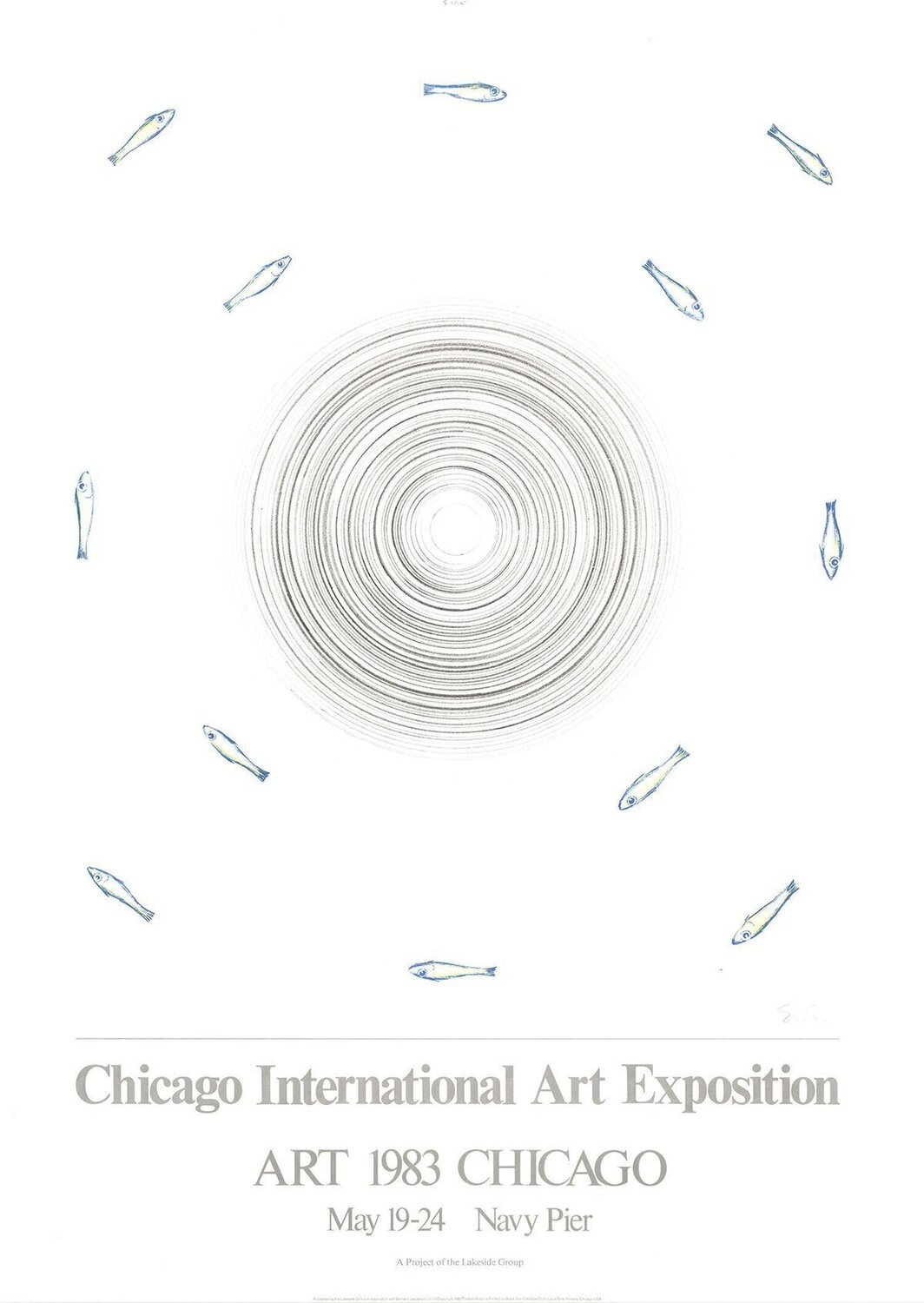 Chicago International Art Exposition Ed Ruscha Stampa in vendita