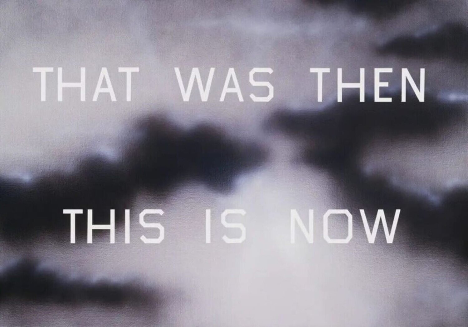 That Was Then, This Is Now Ed Ruscha Stampa in vendita
