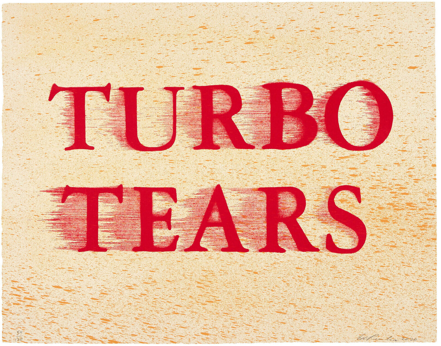 Turbo Tears Ed Ruscha Édition à vendre