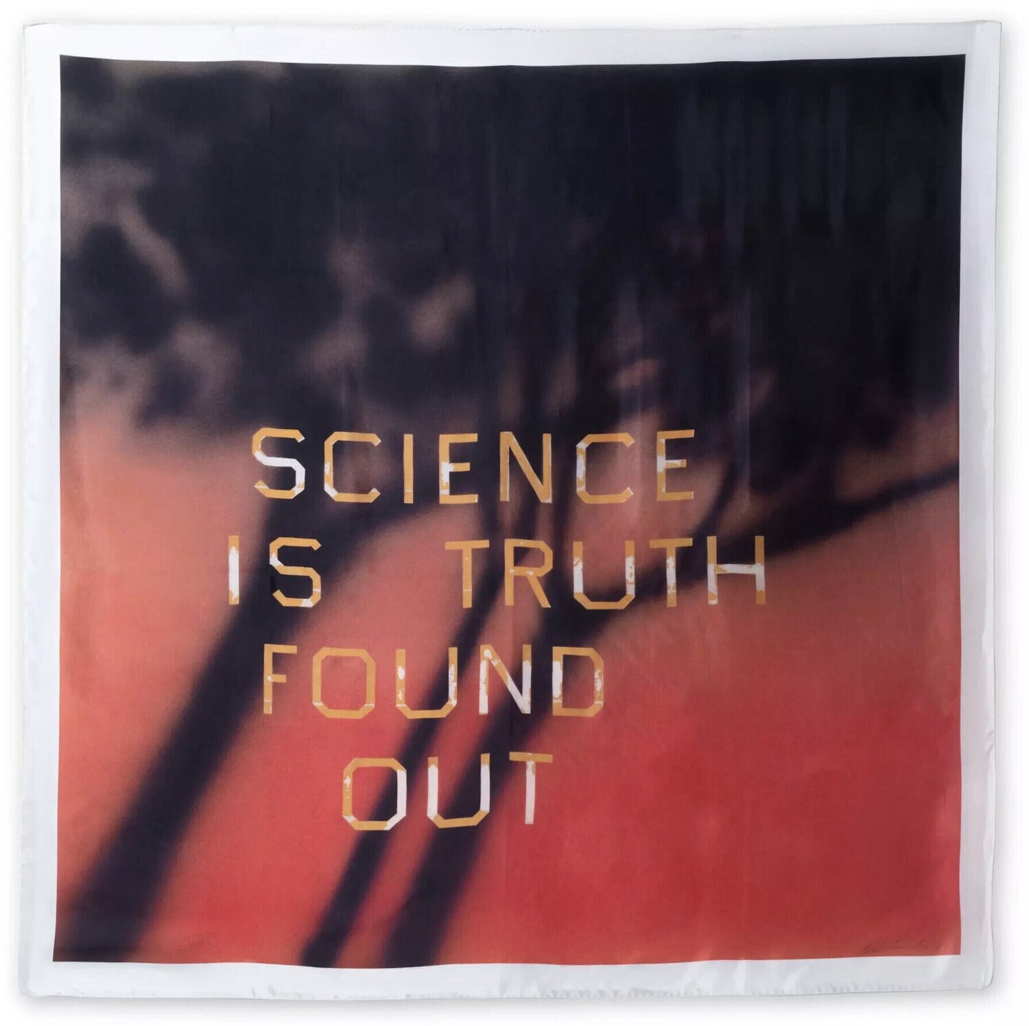 Science Is Truth Found Out Ed Ruscha Édition à vendre