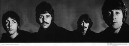 The Beatles Banner by Richard Avedon for Stern 1967 Beatles original poster de Richard Avedon, Impresión a la venta en Singulart