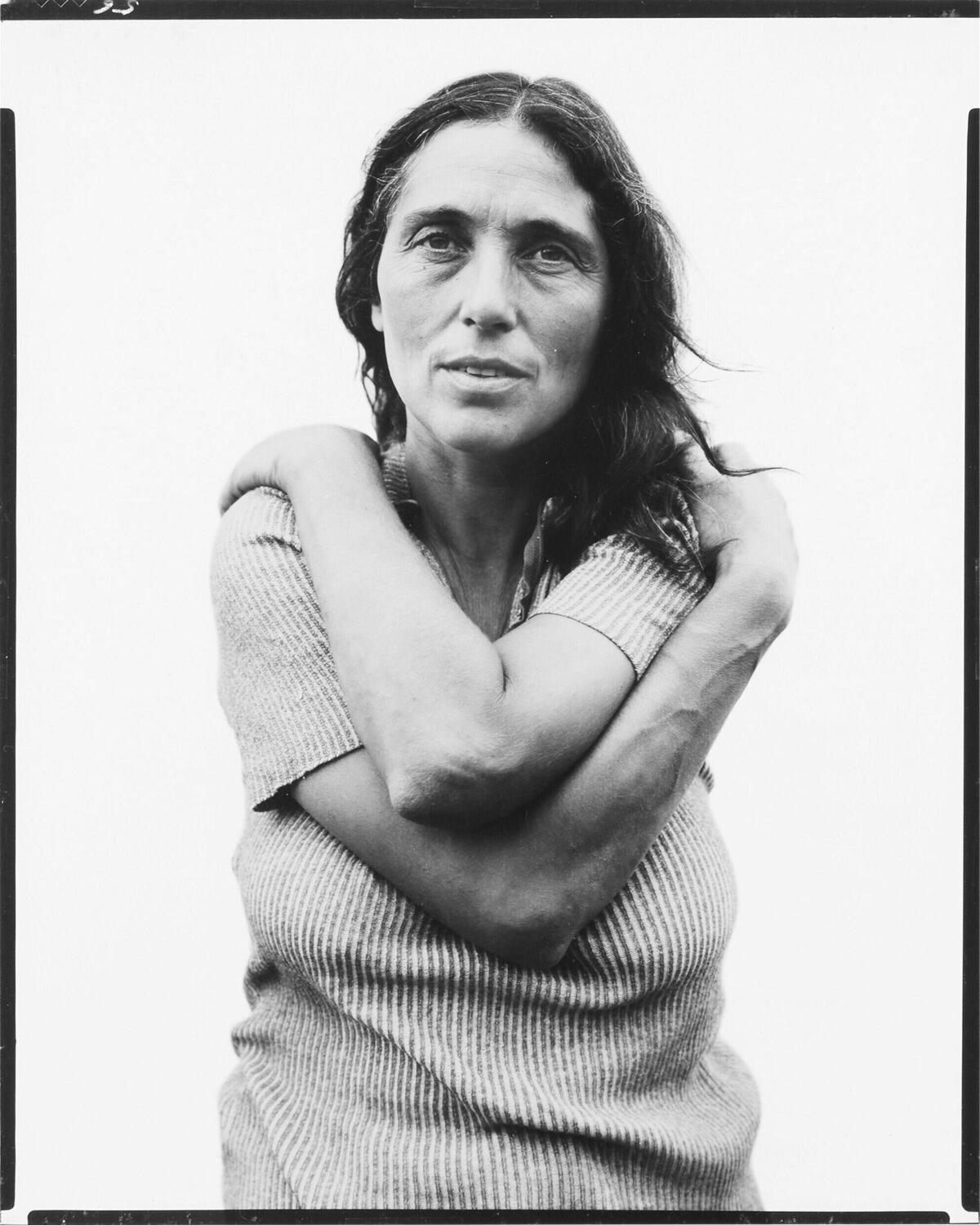 June Leaf, sculptor, Mabou Mines, Nova Scotia, July 17, 1975 Richard Avedon Fotografie zu verkaufen