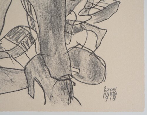 Nu aux jarretelles by Egon Schiele, Print for Sale on Singulart