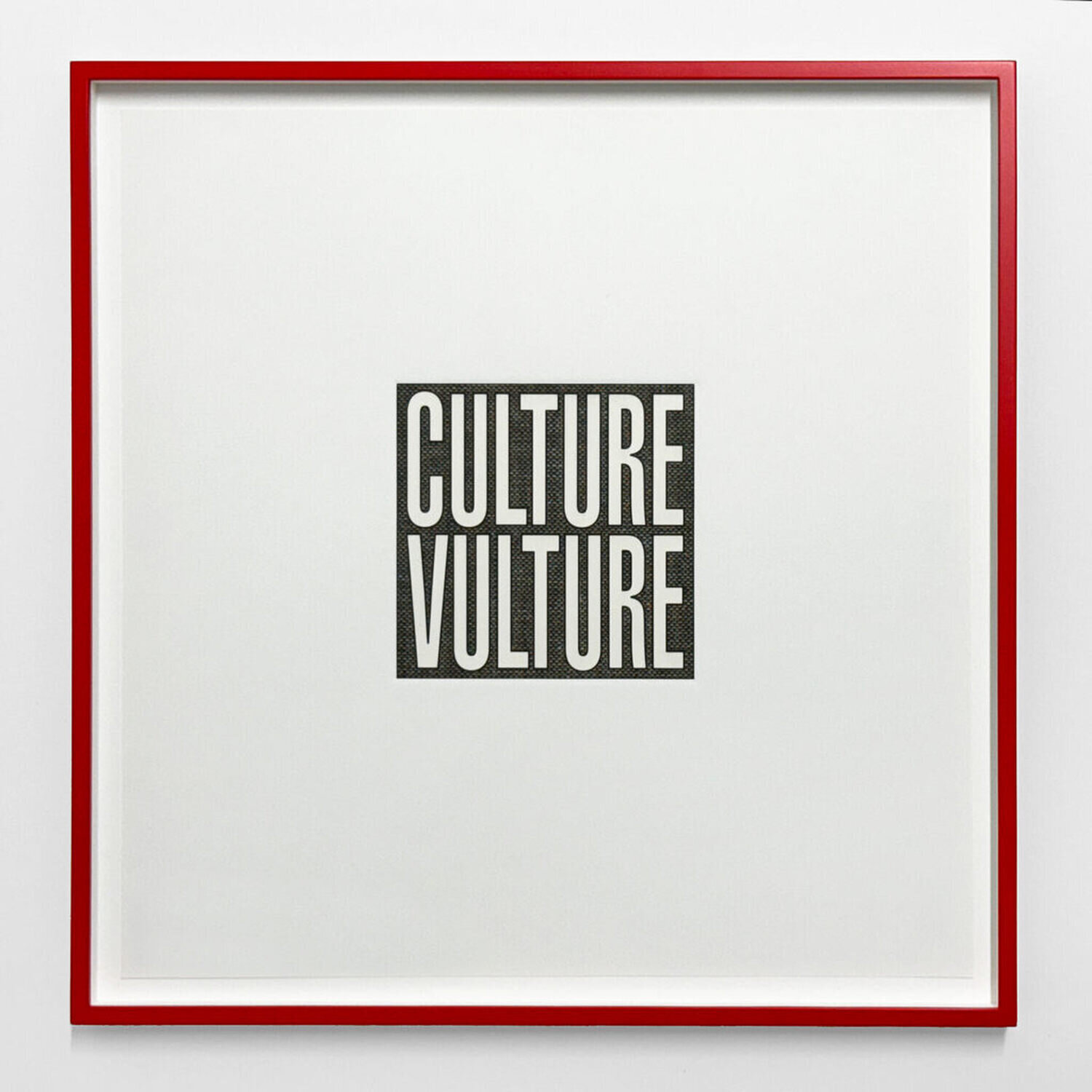 Culture Vulture Barbara Kruger Druck zu verkaufen