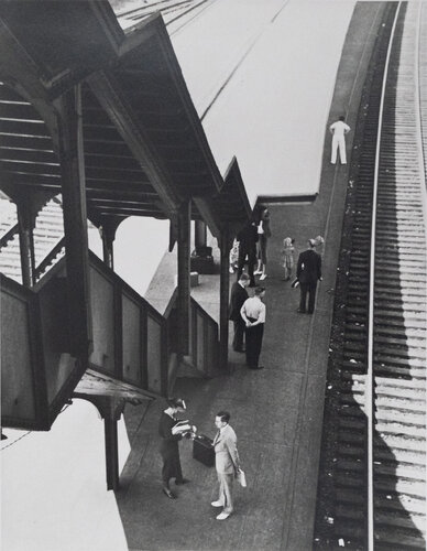 The Station, Poughkeepsie, New York par André Kertész, Photographie en vente sur Singulart
