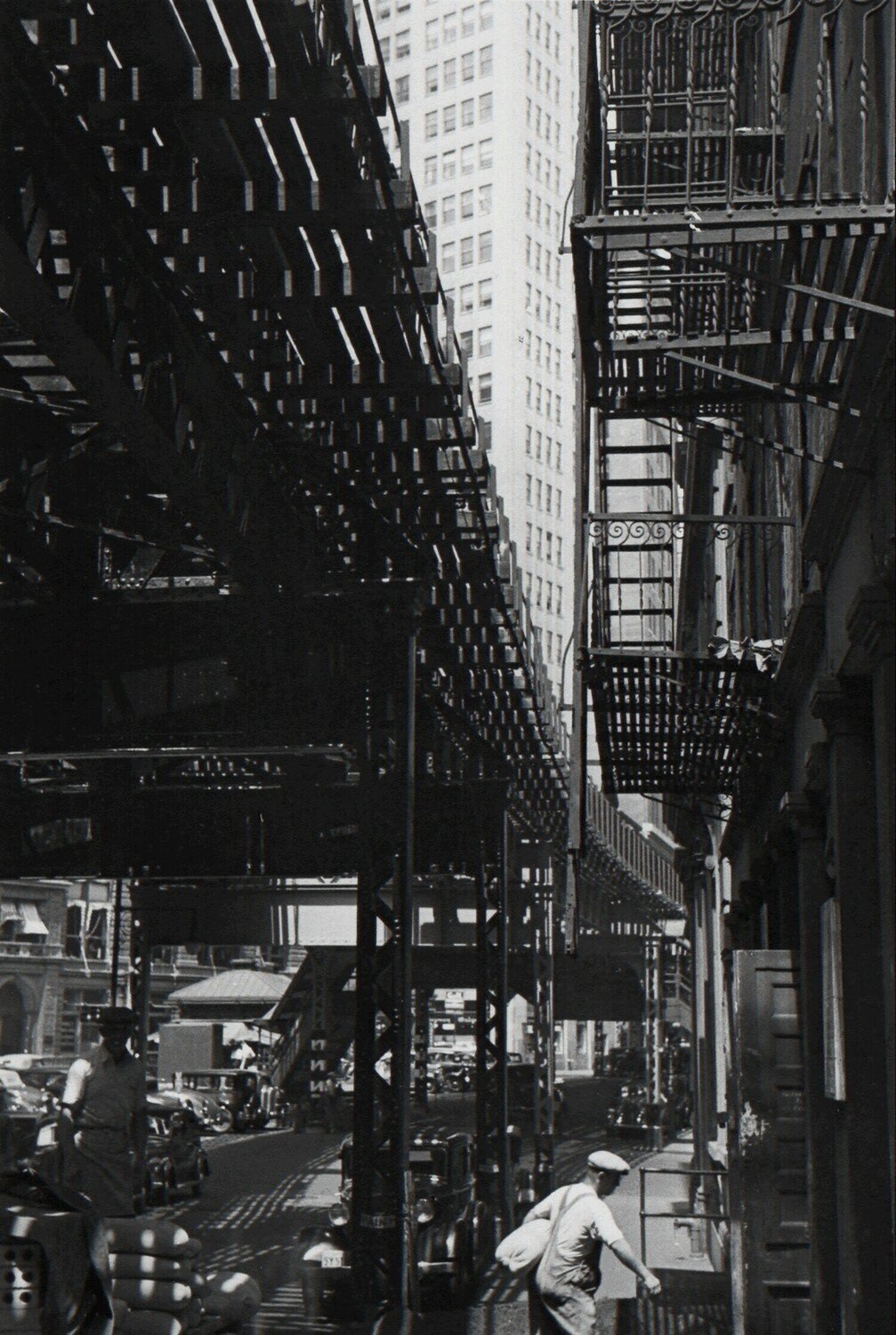 Third Avenue El, New York André Kertész Fotografia in vendita