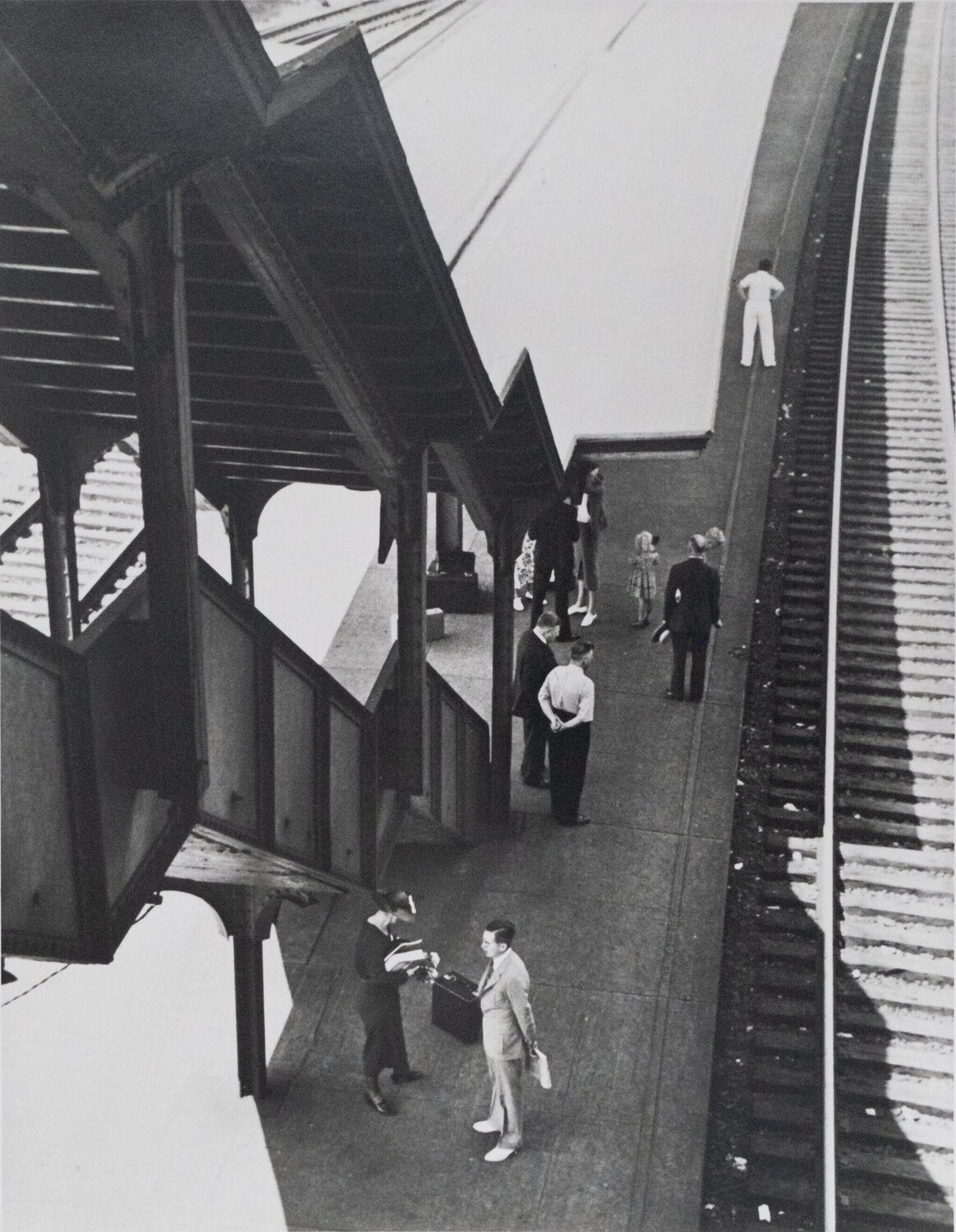 The Station, Poughkeepsie, New York André Kertész Fotografie zu verkaufen
