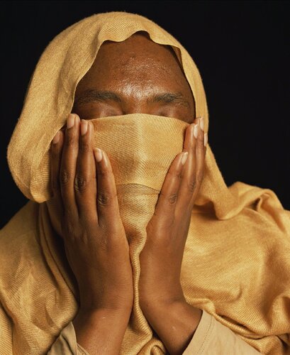 Fatima, was imprisioned and tortured in sudan (Torture) van Andres Serrano, Fotografie te koop op Singulart