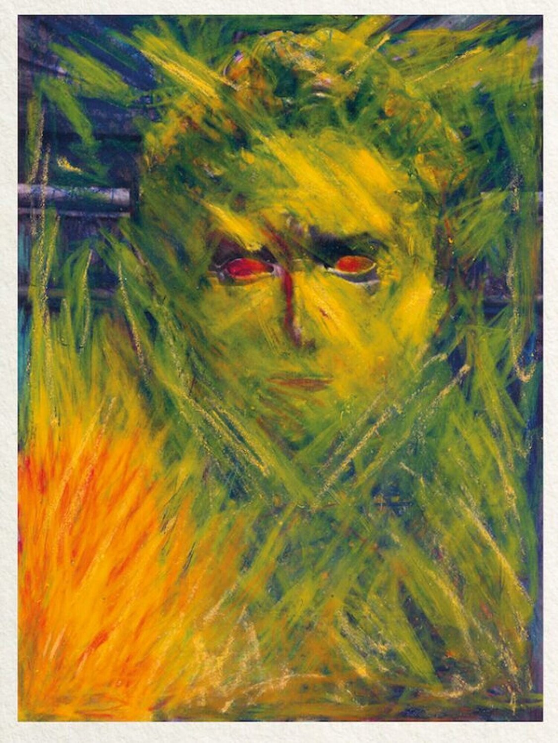 Head of St Paul  Andres Serrano Dipinto originale in vendita