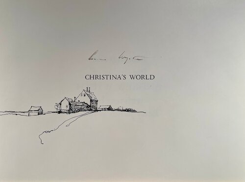 Christina's World Sketch by Andrew Wyeth, Work on Paper for Sale on Singulart