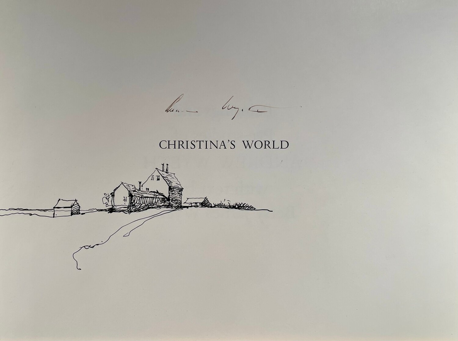 Christina's World Sketch Andrew Wyeth