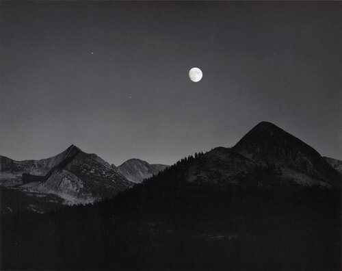 Moonrise from Glacier Point van Ansel Adams, Fotografie te koop op Singulart
