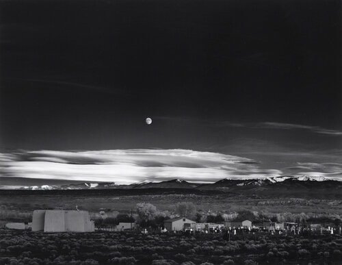 Moonrise, Hernandez, New Mexico van Ansel Adams, Fotografie te koop op Singulart