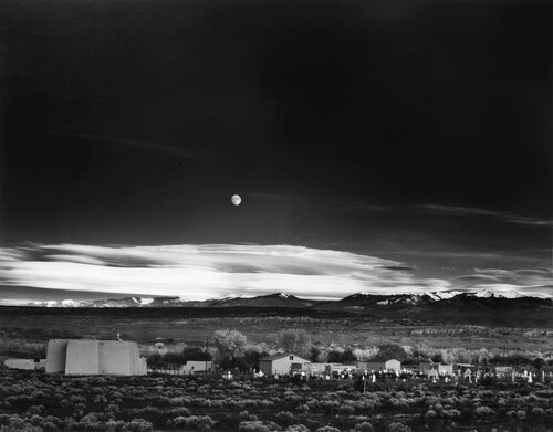 Moonrise, Hernandez van Ansel Adams, Fotografie te koop op Singulart