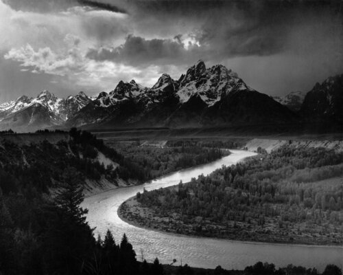 The Tetons and the Snake River van Ansel Adams, Fotografie te koop op Singulart