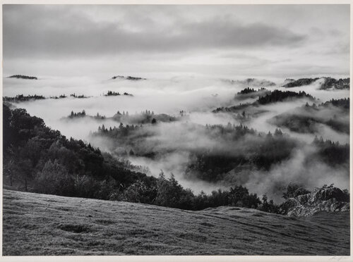 Clearing Storm, Sonoma County Hills, California van Ansel Adams, Fotografie te koop op Singulart