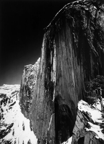 Monolith, the Face of Half Dome, Yosemite National Park, 1927. From Portfolio III (Yosemite Valley), printed in 1959 van Ansel Adams, Fotografie te koop op Singulart