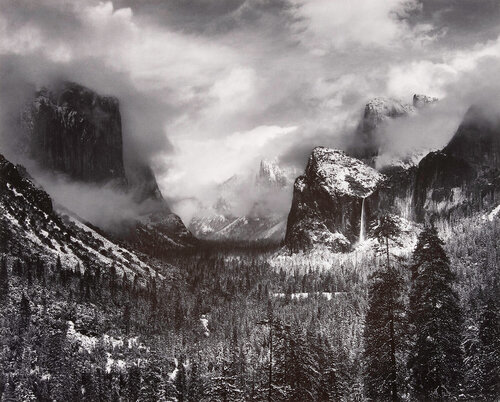 Clearing Winter Storm, Yosemite van Ansel Adams, Fotografie te koop op Singulart