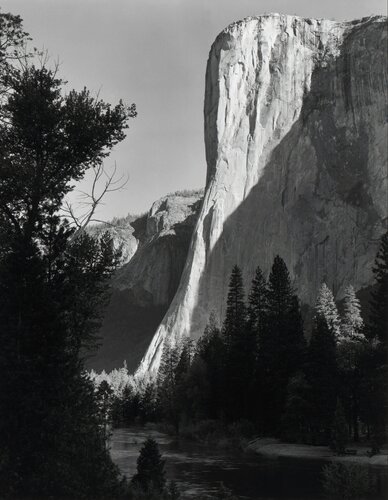 El Capitan, Sunrise, Yosemite National Park van Ansel Adams, Fotografie te koop op Singulart