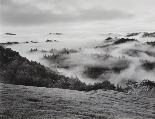 Clearing Storm, Sonoma County Hills van Ansel Adams, Fotografie te koop op Singulart