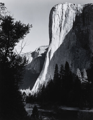 El Capitan, Sunrise, Yosemite National Park, California van Ansel Adams, Fotografie te koop op Singulart