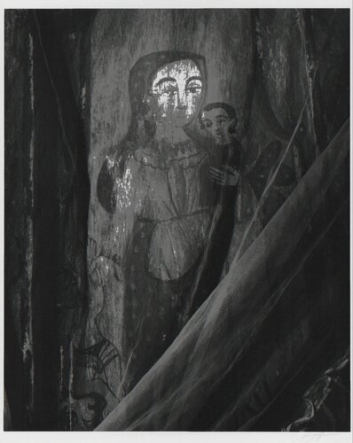 Altar, Las Trampas Church, New Mexico van Ansel Adams, Fotografie te koop op Singulart