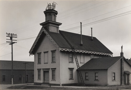 Masonic Lodge, Mendocino, California van Ansel Adams, Fotografie te koop op Singulart