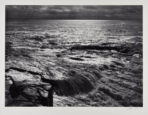 The Atlantic, clearing storm, Acadia National Park, Maine van Ansel Adams, Fotografie te koop op Singulart