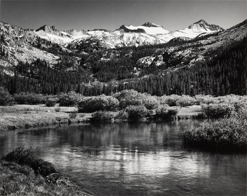 Mount Lyell and Mount McClure, Yosemite National Park van Ansel Adams, Fotografie te koop op Singulart